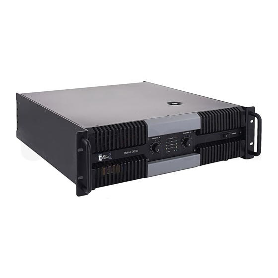 thomann the t.amp Proline 3000 User Manual