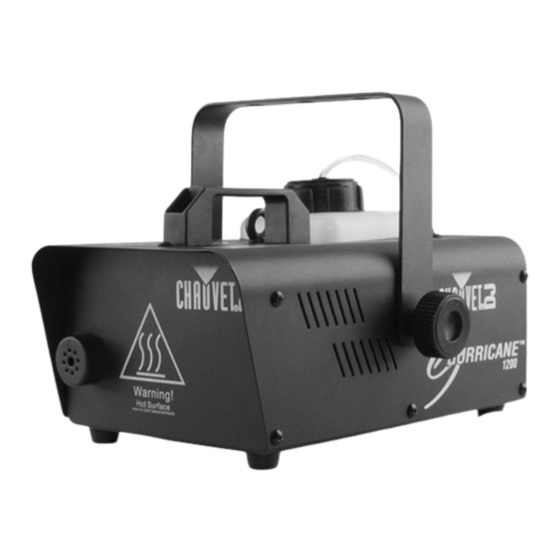 Chauvet Hurricane 1200 Quick Reference Manual