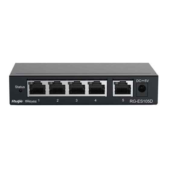 Ruijie RG-ES100 Series Hardware  Installation And Reference Manual