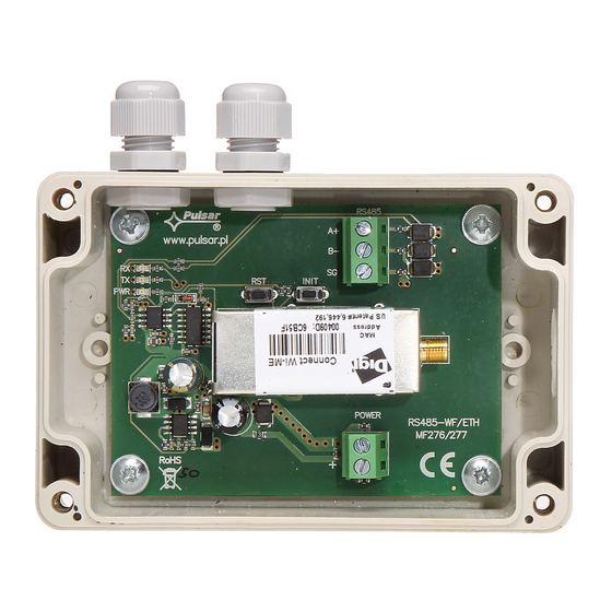 Pulsar RS485-WiFi Manuals