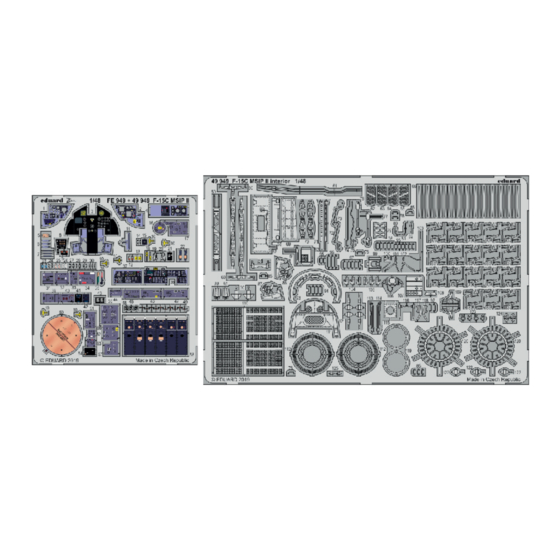 Eduard F-15C MSIP II interior Quick Start Manual