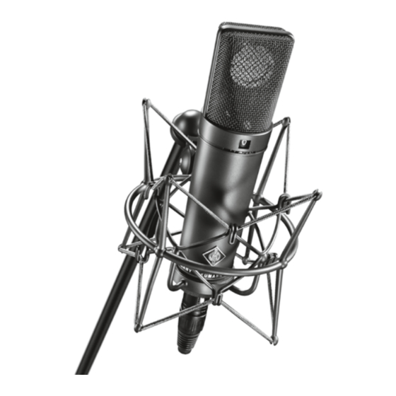 Neumann.Berlin U 89 I Quick Manual