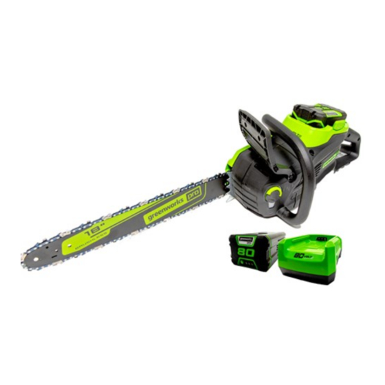 GreenWorks Pro CSB403 Operator's Manual