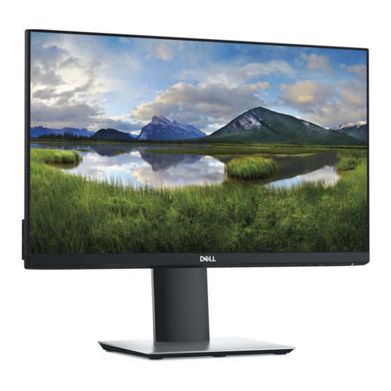 Dell P2219HB LED-Lit Monitor Manuals