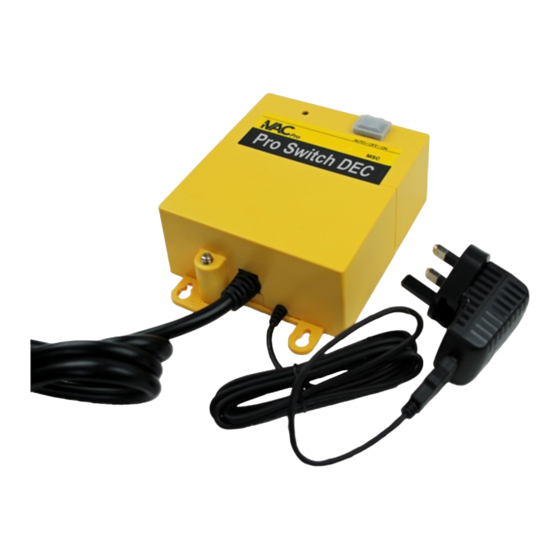 IVAC Pro Switch DEC Manual