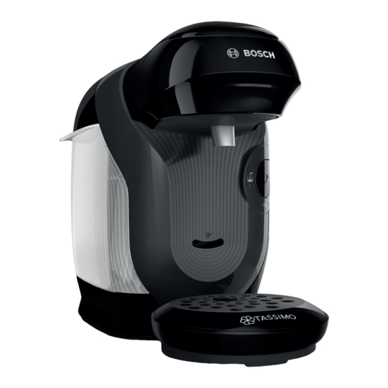 Bosch TASSIMO style TAS110 GB Series User Manual