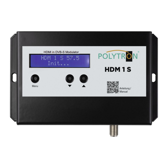 Polytron HDM 1 S User Manual