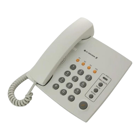 LG-Nortel SINGLE LINE TELEPHONE LKA-200 Product Specification