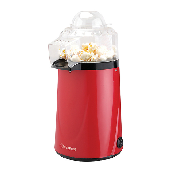 WESTINGHOUSE POPCORN MAKER INSTRUCTIONS Pdf Download ManualsLib