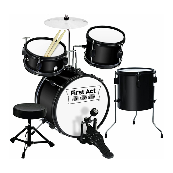 FIRST ACT DISCOVERY DRUM SET INSTRUCTION MANUAL Pdf Download ManualsLib