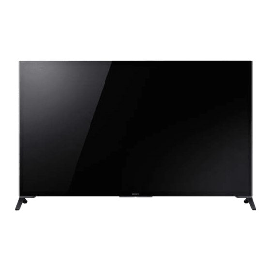 SONY BRAVIA KD-70X8500B USER MANUAL Pdf Download | ManualsLib