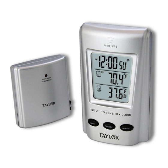 Taylor Precision Products Wireless Digital Indoor/Outdoor Thermometer Limited Edition 