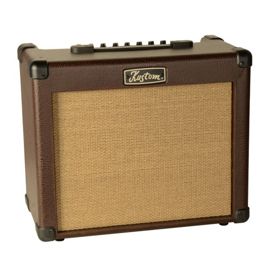 KUSTOM SIENNA 35PRO USER MANUAL Pdf Download ManualsLib