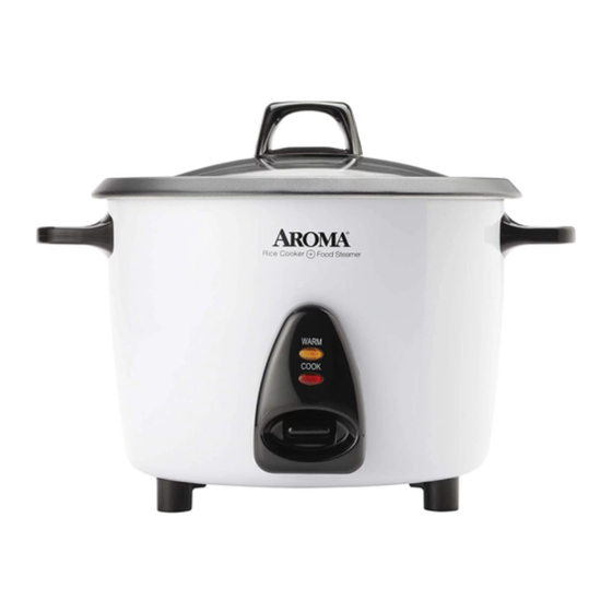 AROMA ARC-703-1G 3 cups Rice Cooker with Steam Tray 