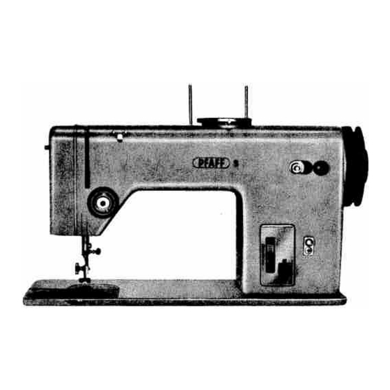 Pfaff 9 Instruction Book
