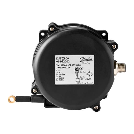 Danfoss DST X800 Installation Manual