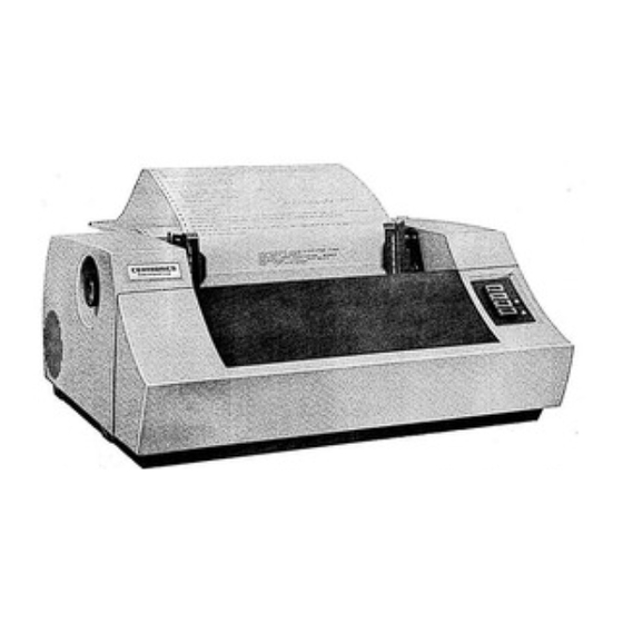 Centronics 101AL Technical Manual