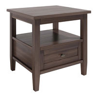 Simpli Home WARM SHAKER END TABLE AXWSH002 Manual