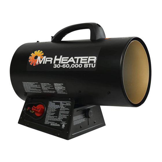Mr. Heater PA60QFAV 60000 BTU Propane Manuals
