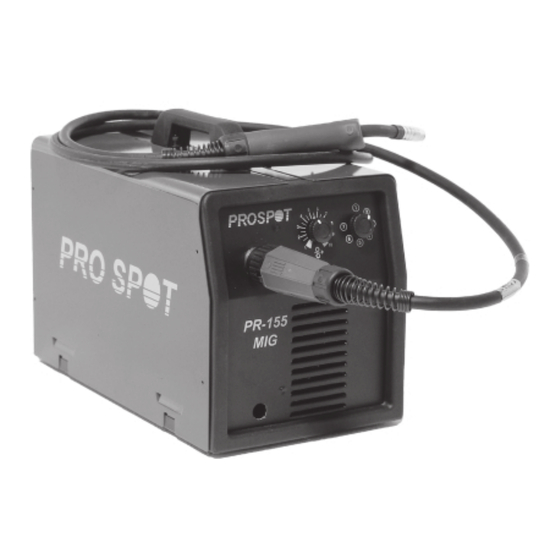 Pro Spot PR-155 Instruction Manual