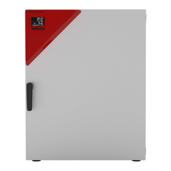 Binder CB-S Series Operating Manual