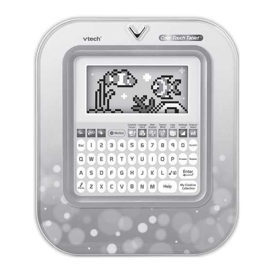 VTech Brilliant Creations Color Touch Tablet User Manual