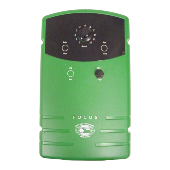 Control Techniques Focus 3R User Manual