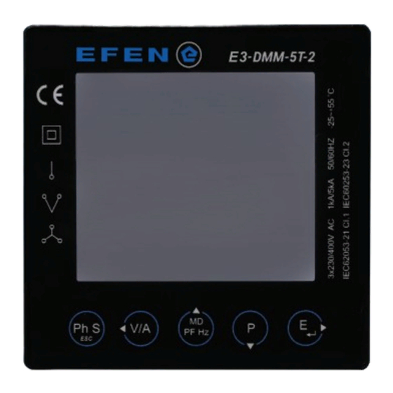 EFEN E3-DMM-5T-2 Manuals