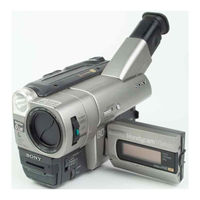 Sony Handycam Vision Hi8 CCD-TRV66 Operating Instructions Manual