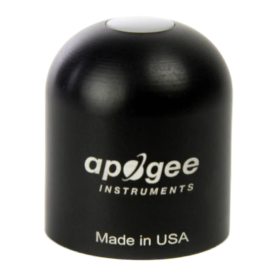 Apogee Instruments SP-214 Owner's Manual