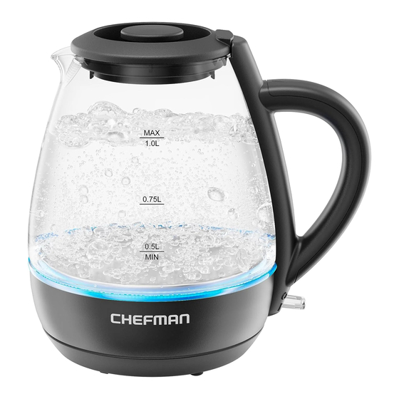 Chefman FAST-BOIL RJ11-10-GMRL User Manual