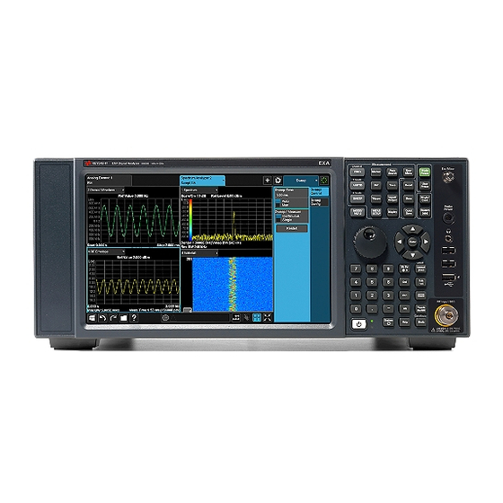 Keysight Technologies N9010B-526 Getting Started And Troubleshooting Manual