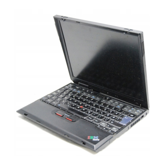 Lenovo ThinkPad X31 Service And Troubleshooting Manual
