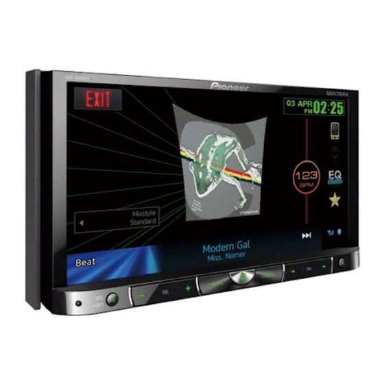 Pioneer AVH-P8400BT Manuals