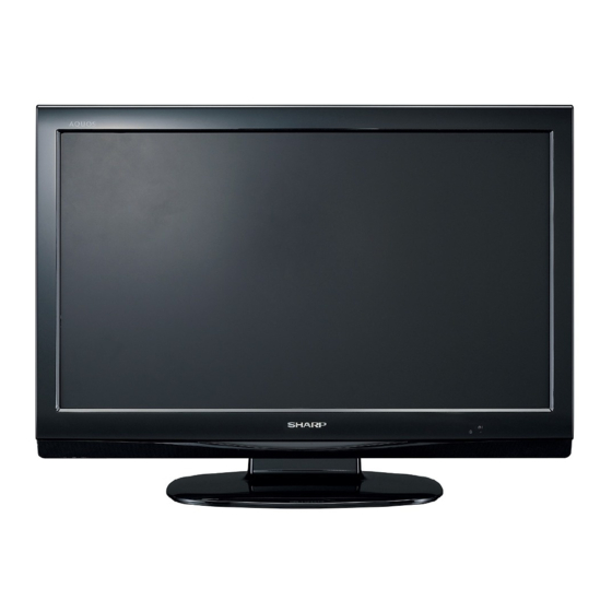 Sharp LC-32D44RU-BK Service Manual