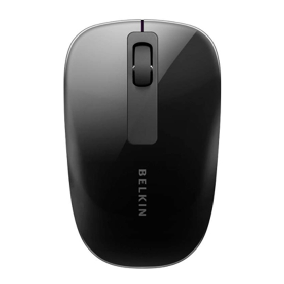 Belkin COMFORT MOUSE Quick Installation Manual