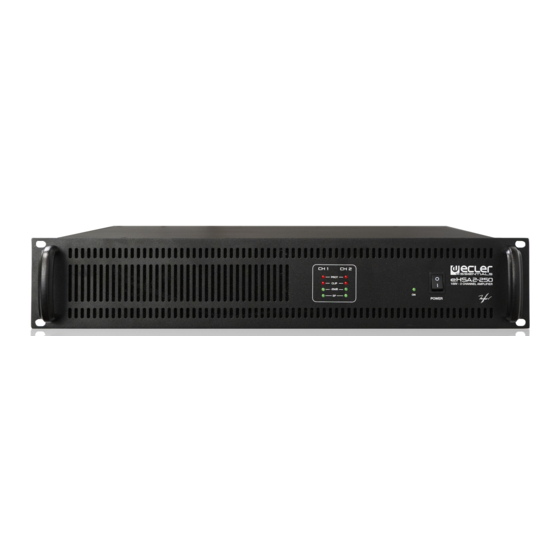 Ecler eHSA2-500 User Manual