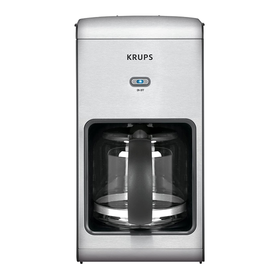Krups KM101050 Manual