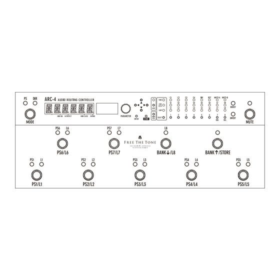 Free The Tone ARC-4 Owner's Manual
