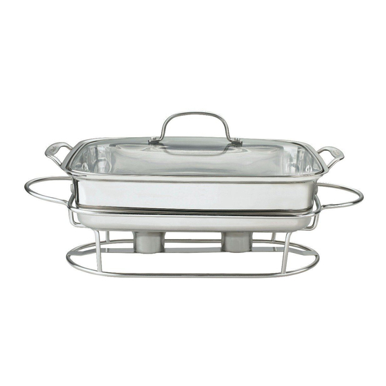 Cuisinart CLASSIC ENTERTAINING BUFFET SERVERS Use And Care Manual