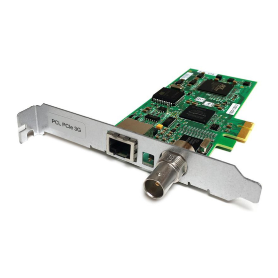 User Manuals: Plura PCIe 3G PCI Express Reader