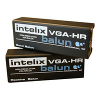 Intelix VGA-HR Installation Manual