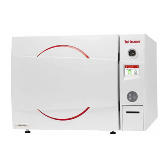Tuttnauer 2840 ELV-D Operation & Maintenance Manual