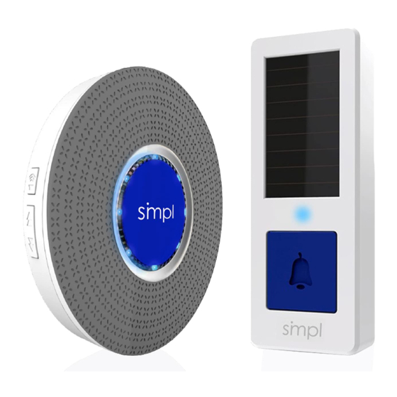 simpl Alerts Solar Doorbell Install Manual