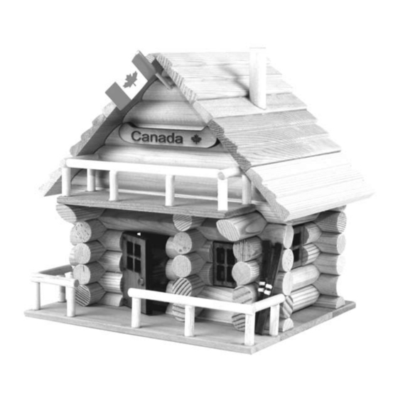 LOG CABIN TOYS ALPINE SKI CHALET Instructions