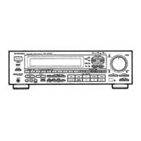 Pioneer Athletics VSX-5900S Operating Instructions Manual