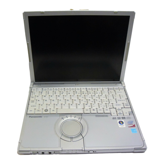 Panasonic CF-W7 Series Operating Instructions Manual