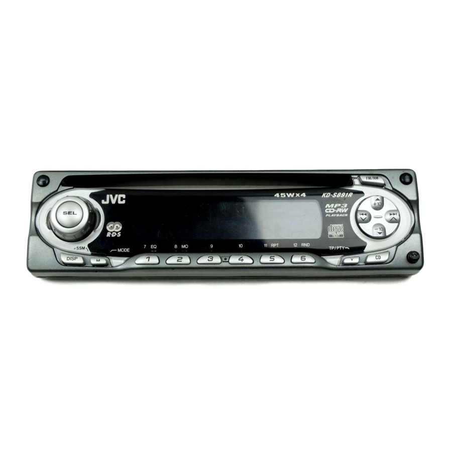 JVC KD-S891R Service Manual