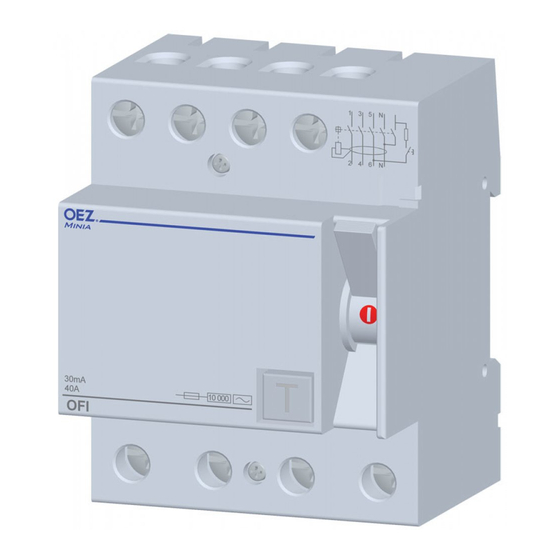OEZ OFI Instructions For Use Manual