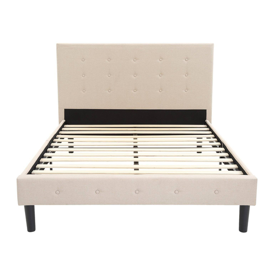 Classic Brands CAMBRIDGE BED FRAME Owner's Manual & Assembly Instructions